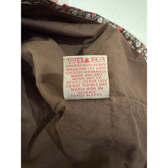 Boden Womens US 2 Cotton Skirt Pink Brown Pattern A-line Polka Dot Spring Cotton - Picture 9 of 9